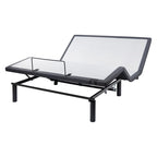 Base per Letto Elettrica Regolabile con Inclinazione Testa e Piedi, Massaggio e Porte USB – Grigio, Matrimoniale / Queen / Split King / Twin XL