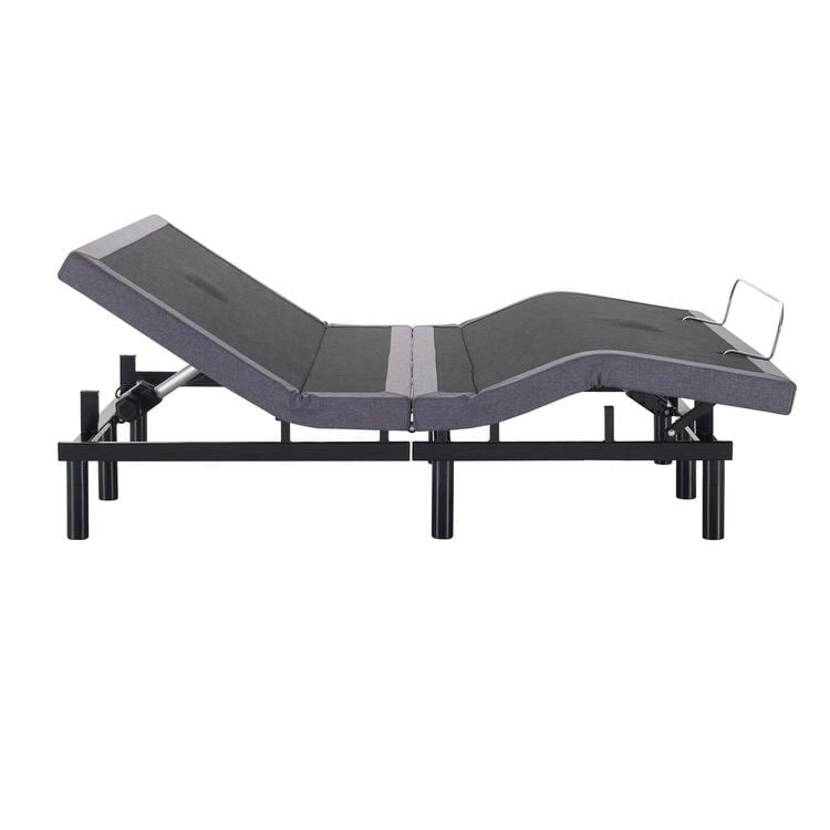 Base per Letto Elettrica Regolabile con Inclinazione Testa e Piedi, Massaggio e Porte USB – Grigio, Matrimoniale / Queen / Split King / Twin XL