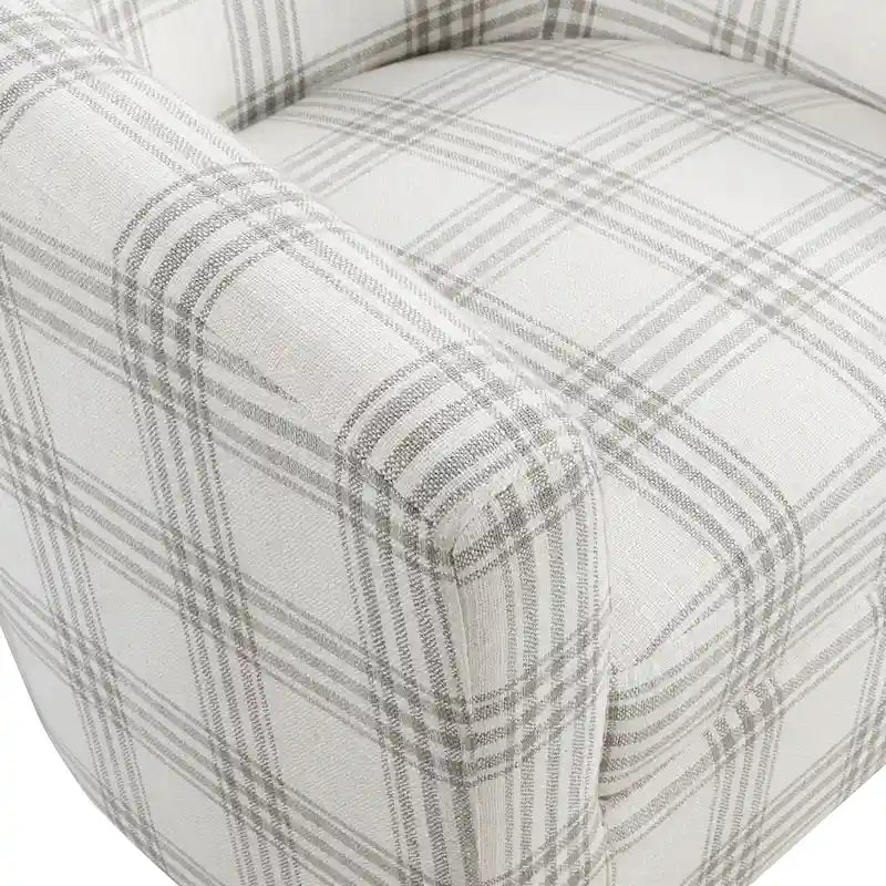 Poltrona a botte con pouf – Vari colori e tessuti, Singolo