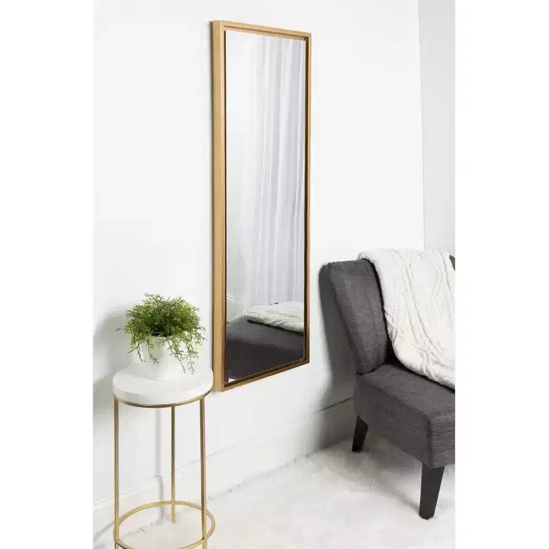 Specchio da parete con cornice Evans 16 x 48 - Kate and Laurel