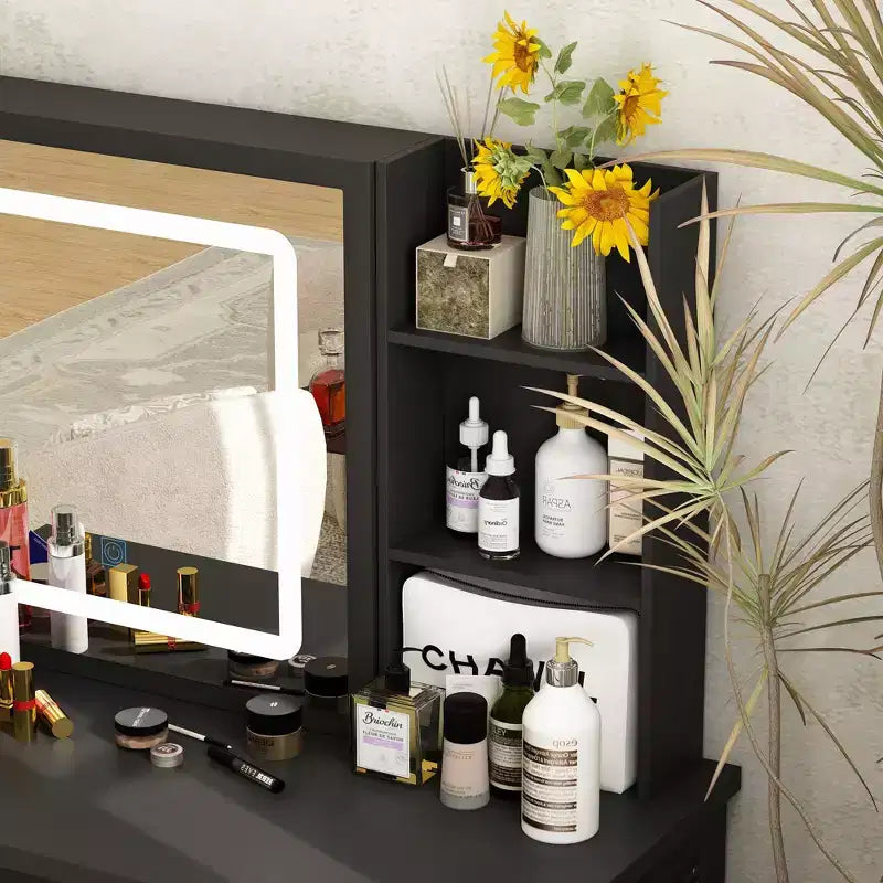 Set Toeletta Famapy con Specchio Illuminato e Stazione di Ricarica