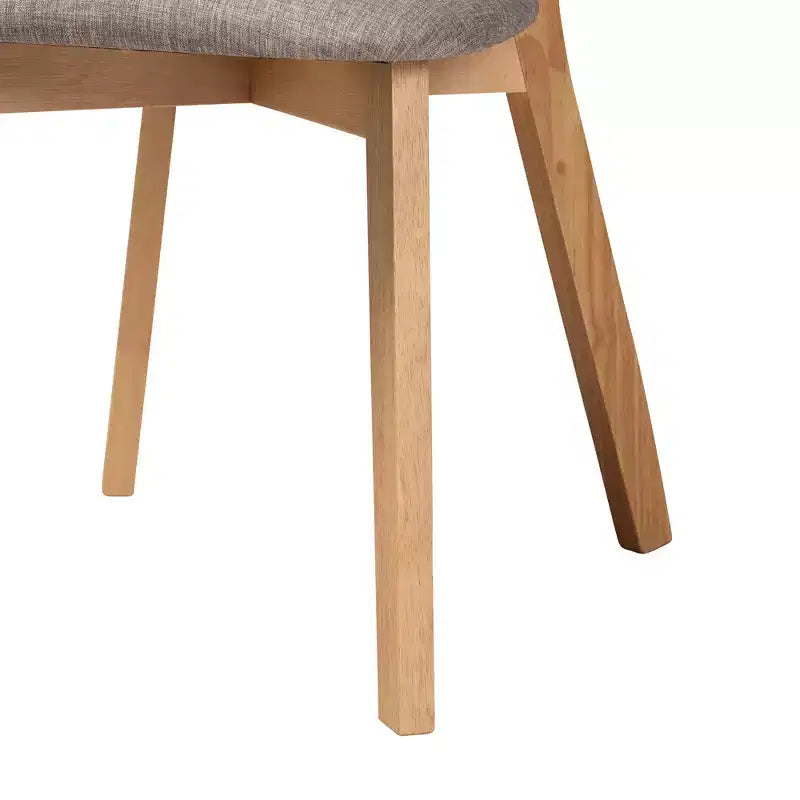 Set da pranzo di 7 pezzi Baxton Studio Dannell in legno, stile moderno-contemporaneo