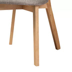 Set da pranzo di 7 pezzi Baxton Studio Dannell in legno, stile moderno-contemporaneo