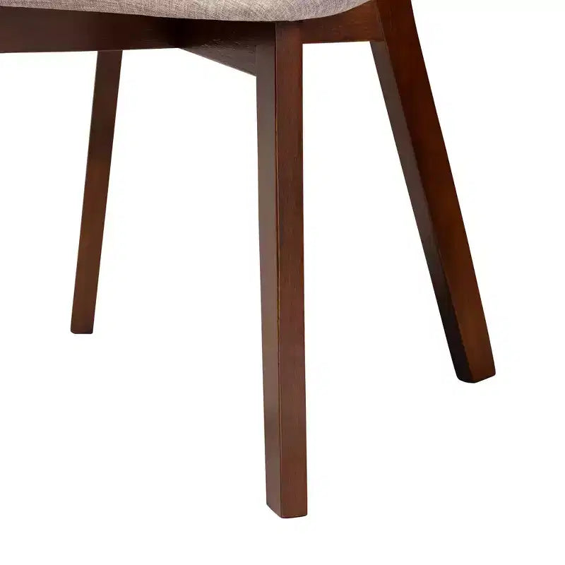 Set da pranzo di 7 pezzi Baxton Studio Dannell in legno, stile moderno-contemporaneo