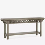 Lantine 70.8-Inch Solid Wood Long Console Table