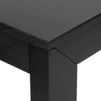 Consolle moderna da 56 pollici in pino massiccio – Noce Pecan / Nero, singola