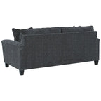 Divano letto queen contemporaneo in ciniglia con materasso in memory foam – Naturale / Fumo, per 2 persone