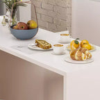 Famapy isola da cucina bianca con contenitore tavolo da cucina in legno mobiletto per stoviglie