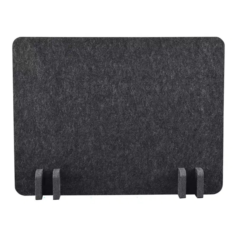 Stand Up Desk Store ReFocus Raw Noise and Distraction Reducing Freestanding Acoustic Desk Divider Mounted Privacy Panel