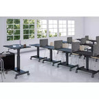 Stand Up Desk Store ReFocus Pannello Divisorio Acustico Autoportante per Scrivania con Riduzione del Rumore e della Distrazione, Montato per la Privacy