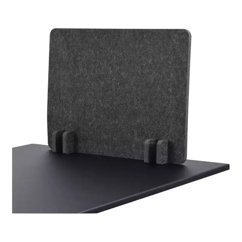 Stand Up Desk Store ReFocus Pannello Divisorio Acustico Autoportante per Scrivania con Riduzione del Rumore e della Distrazione, Montato per la Privacy