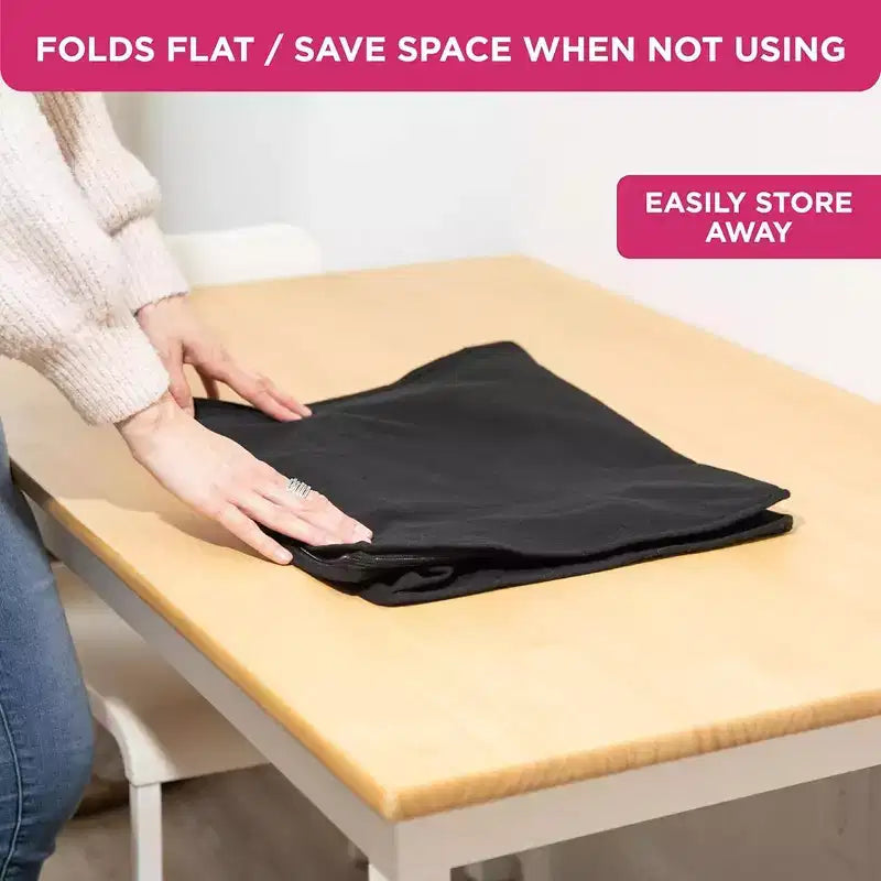 Hold N' Storage - Organizer per borse porta abiti con inserto in cedro per proteggere dalle tarme, set da 2 - Nero