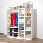 Hold N' Storage - Organizer per borse porta abiti con inserto in cedro per proteggere dalle tarme, set da 2 - Nero