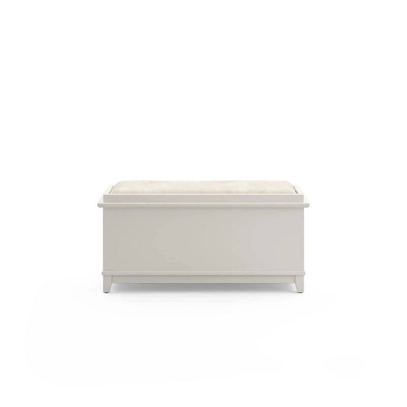 Panca Contenitore Imbottita in Stile Mission con Doppie Ante a Ribalta e 2 Ripiani Interni – Rovere Cottage / Nero / Bianco, Singola