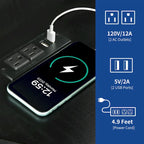 Mobile TV ad angolo in stile rustico con prese di corrente e porte USB – Rovere / Grigio Antracite / Marrone / Nero / Bianco e altro, Singolo, Adatto a TV fino a 55"