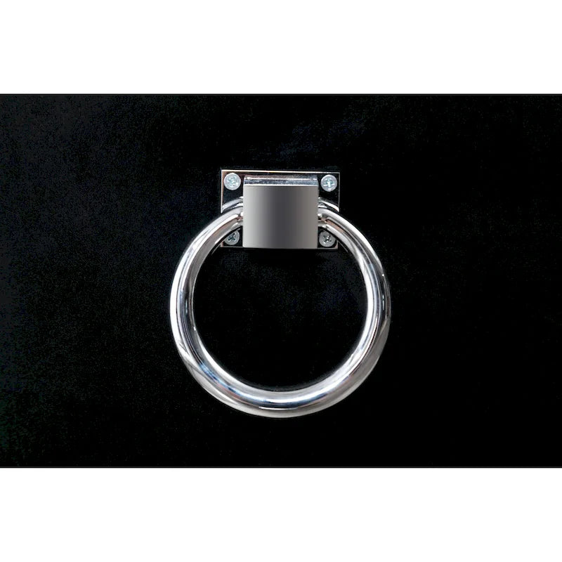 Sedie da pranzo con schienale imbottito a bottoni, borchie e struttura in acciaio – Ecopelle nera / grigia / crema / blu navy / bianca