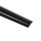 Sedia da Pranzo Senza Braccioli con Schienale a Fuso Stile Windsor, con Telaio in Legno di Gomma e Seduta Antiscivolo – Bianco / Nero