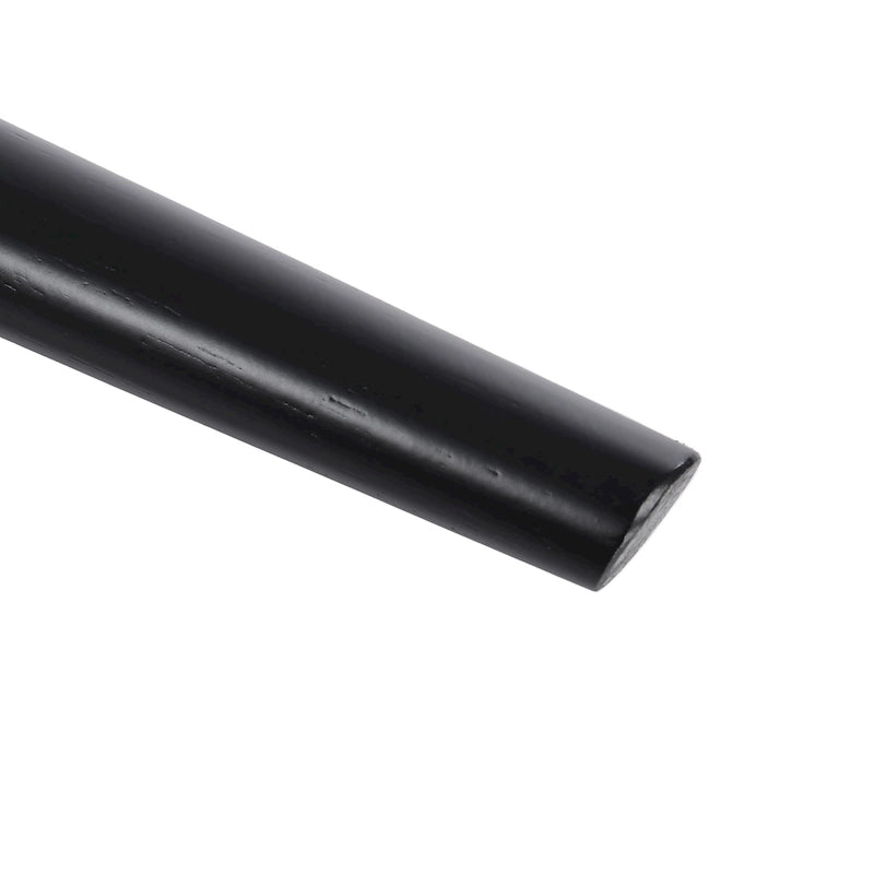 Sedia da Pranzo Senza Braccioli con Schienale a Fuso Stile Windsor, con Telaio in Legno di Gomma e Seduta Antiscivolo – Bianco / Nero