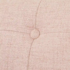 Poltrona d'Appoggio Capitonné senza Braccioli con Gambe in Legno di Gomma e Cuscino in Schiuma – Blu / Grigio / Beige / Rosa, Singola