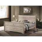 Camera da letto Sleigh White Wash Shabby Chic – White Wash, Queen/King, 2 posti letto