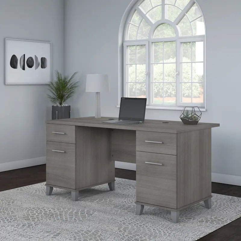 Scrivania da ufficio transitoria da 60W con cassetti – Diversi colori, singola