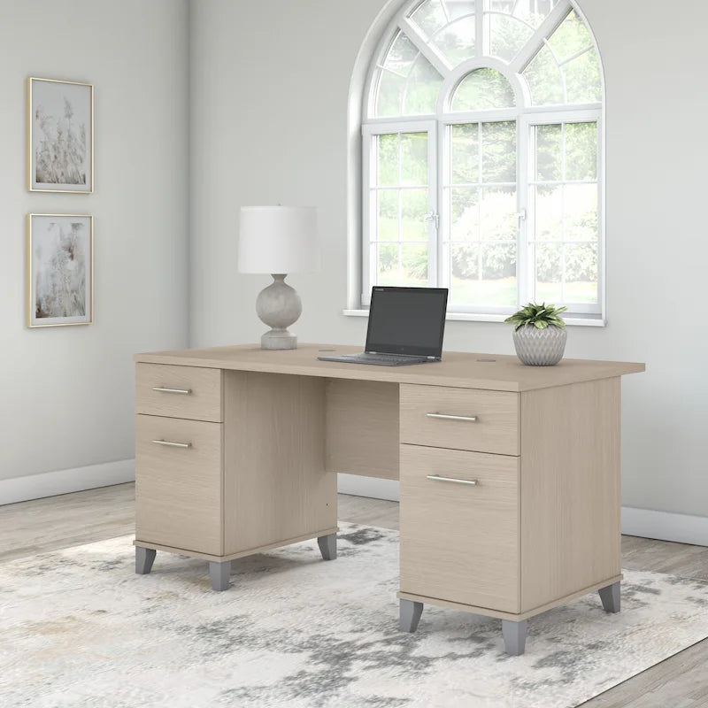 Scrivania da ufficio transitoria da 60W con cassetti – Diversi colori, singola