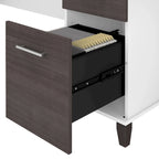 Scrivania da ufficio transitoria da 60W con cassetti – Diversi colori, singola