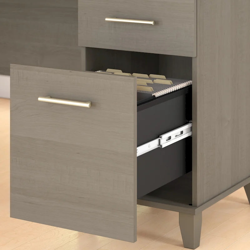 Scrivania da ufficio transitoria da 60W con cassetti – Diversi colori, singola