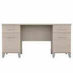 Scrivania da ufficio transitoria da 60W con cassetti – Diversi colori, singola