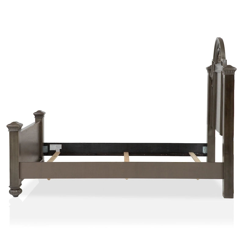 Camera da letto tradizionale Poster in legno grigio – Queen / King / Cal King, 2 persone