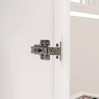 Famapy Armadio con luce a LED e ante in vetro Guardaroba