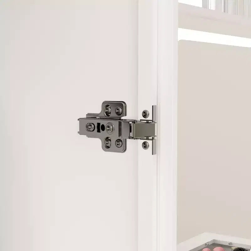 Famapy Armadio con luce a LED e ante in vetro Guardaroba