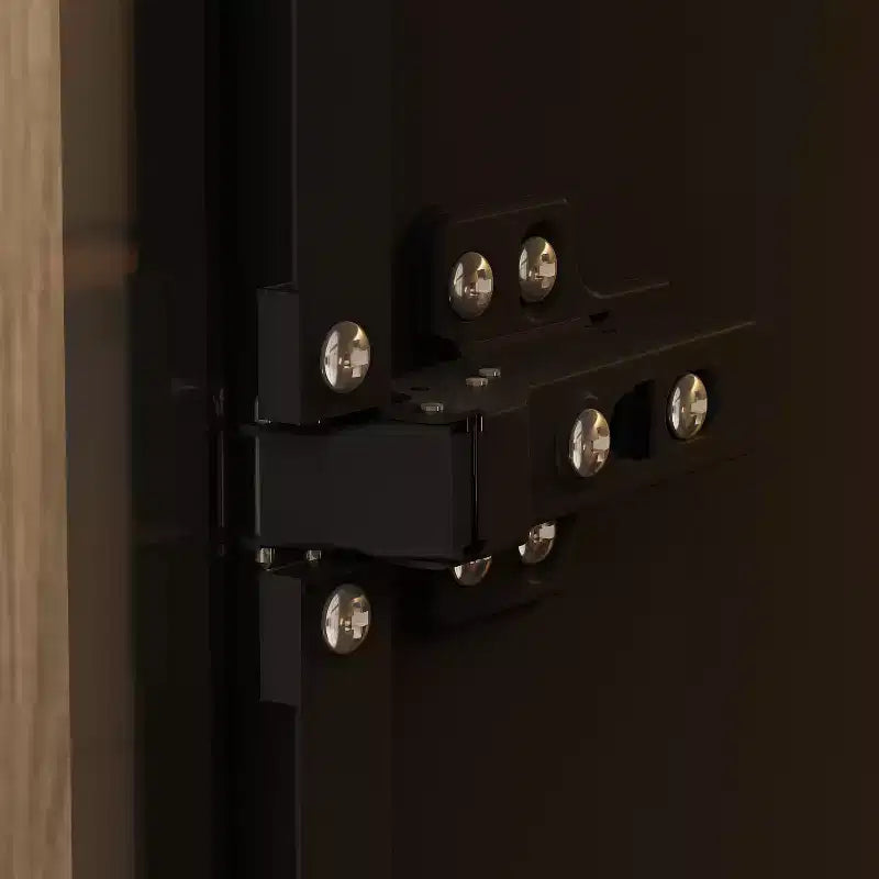 Famapy Armadio con luce a LED e ante in vetro Guardaroba