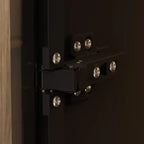 Famapy Armadio con luce a LED e ante in vetro Guardaroba