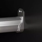 Famapy Armadio con luce a LED e ante in vetro Guardaroba