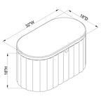 Panca Contenitore Pieghevole 32" - Room Essentials