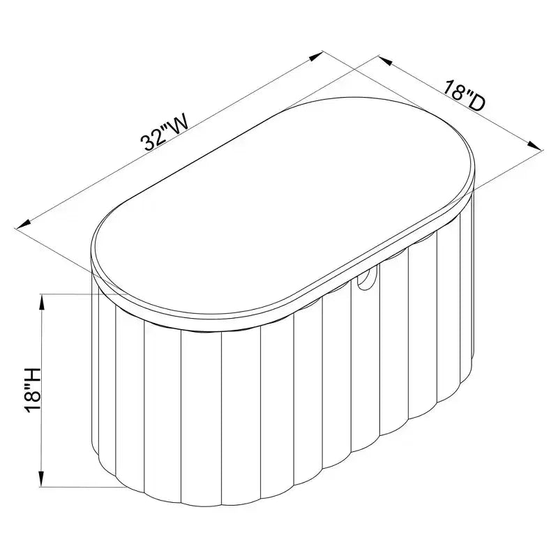 Panca Contenitore Pieghevole 32" - Room Essentials
