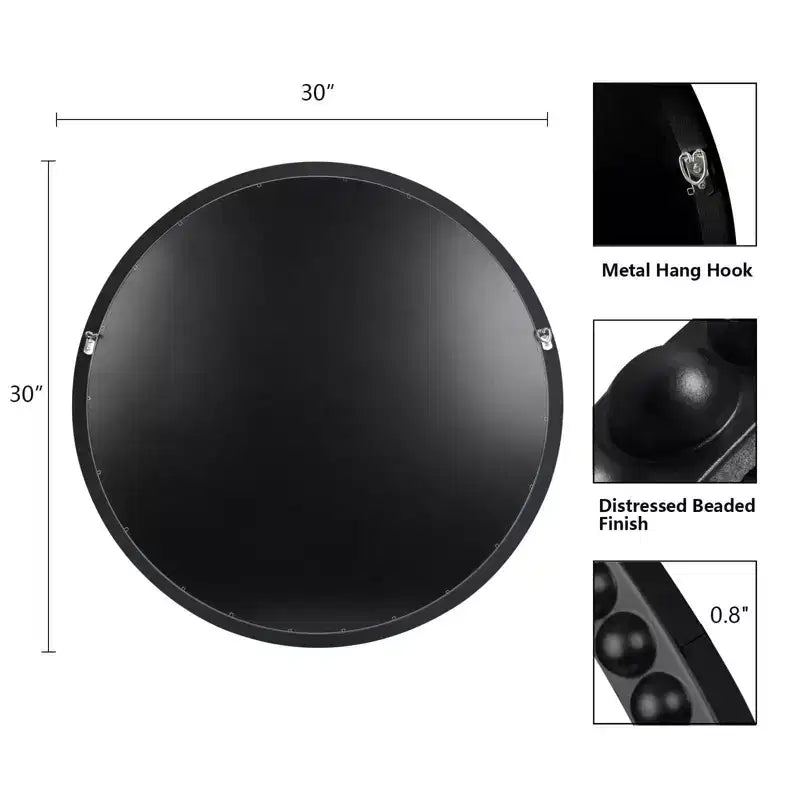 Specchio rotondo WallBeyond 30 Ballpoint