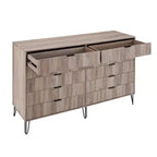 Manhattan Comfort Dumbo Set di 2 Comò Moderni a 5 Cassetti e Comò Doppio a 10 Cassetti