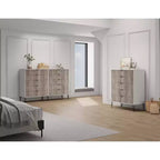 Manhattan Comfort Dumbo Set di 2 Comò Moderni a 5 Cassetti e Comò Doppio a 10 Cassetti