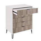 Manhattan Comfort Dumbo Set di 2 Comò Moderni a 5 Cassetti e Comò Doppio a 10 Cassetti