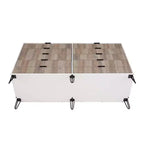 Manhattan Comfort Dumbo Set di 2 Comò Moderni a 5 Cassetti e Comò Doppio a 10 Cassetti