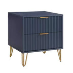 Set comò Manhattan Comfort Dumbo 3 pezzi con 5 cassetti, comò a 3 cassetti e comodino