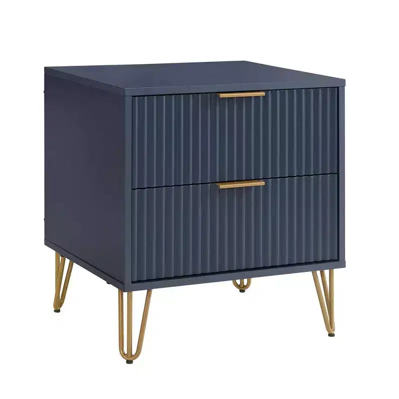 Set comò Manhattan Comfort Dumbo 3 pezzi con 5 cassetti, comò a 3 cassetti e comodino