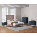 Set comò Manhattan Comfort Dumbo 3 pezzi con 5 cassetti, comò a 3 cassetti e comodino