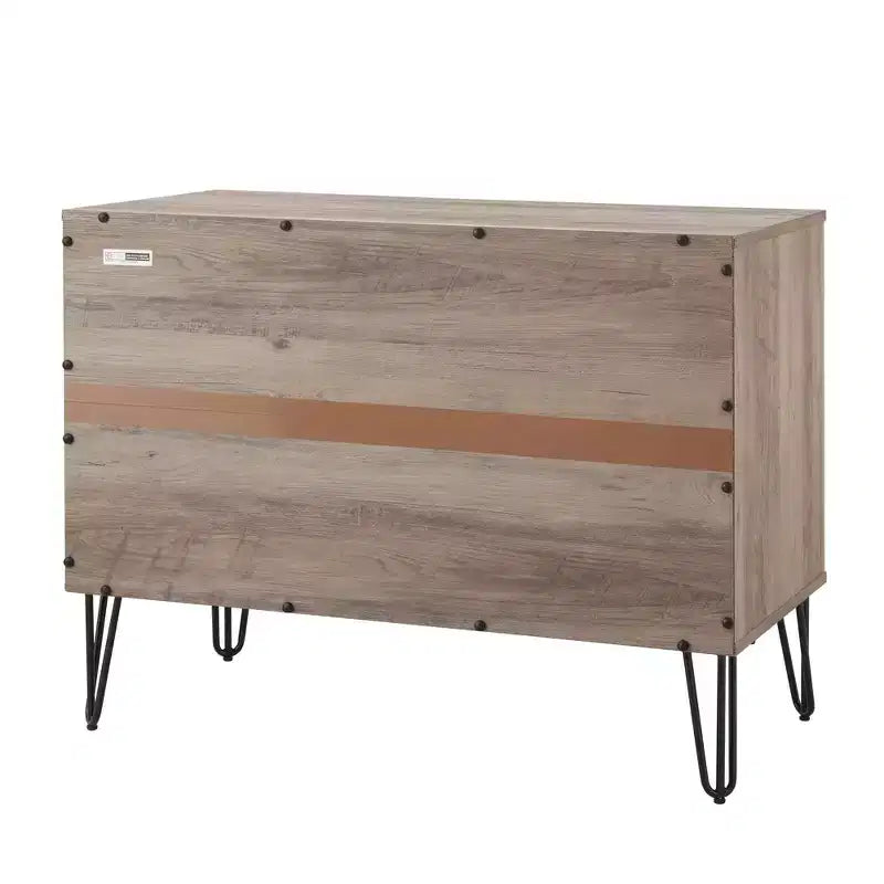 Set comò Manhattan Comfort Dumbo 3 pezzi con 5 cassetti, comò a 3 cassetti e comodino