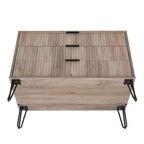 Set comò Manhattan Comfort Dumbo 3 pezzi con 5 cassetti, comò a 3 cassetti e comodino