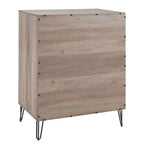 Set comò Manhattan Comfort Dumbo 3 pezzi con 5 cassetti, comò a 3 cassetti e comodino