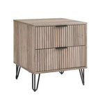 Set comò Manhattan Comfort Dumbo 3 pezzi con 5 cassetti, comò a 3 cassetti e comodino