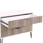 Set comò Manhattan Comfort Dumbo 3 pezzi con 5 cassetti, comò a 3 cassetti e comodino